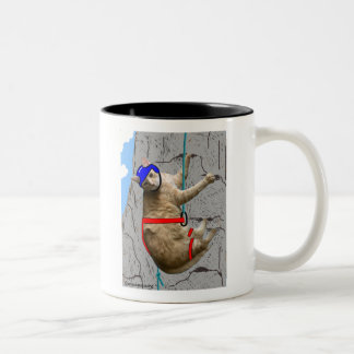 Caneca De Café Em Dois Tons Sam Le Cat Rockin'It Mug