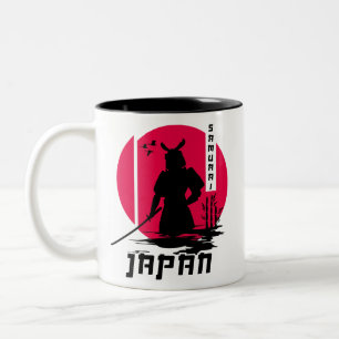 Caneca De Café Em Dois Tons Samurai Japan Ninja