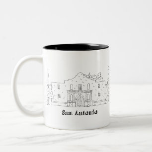 Caneca De Café Em Dois Tons San Antonio