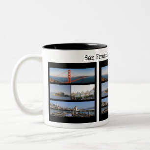 Caneca De Café Em Dois Tons San Francisco California Coffee Mug