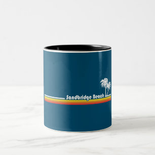 Caneca De Café Em Dois Tons Sandbridge Beach, Virgínia