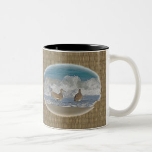 Caneca De Café Em Dois Tons Sandpiper Trio Mug