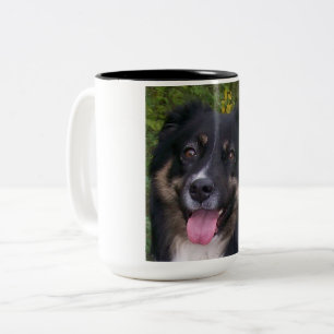 Caneca De Café Em Dois Tons sanduíche negro