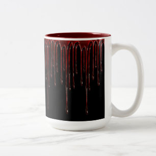 Caneca De Café Em Dois Tons Sangue