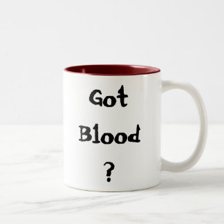 Caneca De Café Em Dois Tons Sangue obtido?