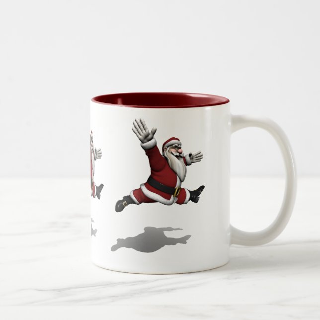 Caneca De Café Em Dois Tons Santa Claus Grand Jete (Direita)