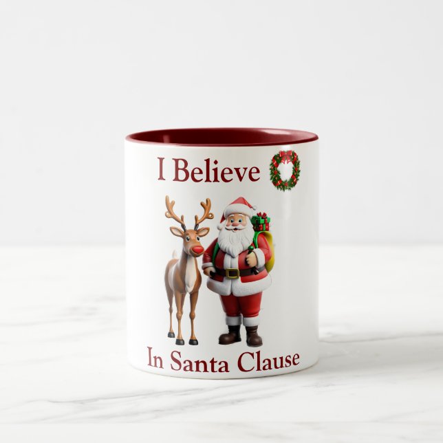 Caneca De Café Em Dois Tons Santa Clause (Centro)