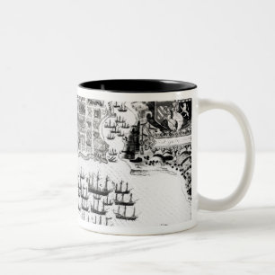 Caneca De Café Em Dois Tons Santiago, Cabo Verde, 1589