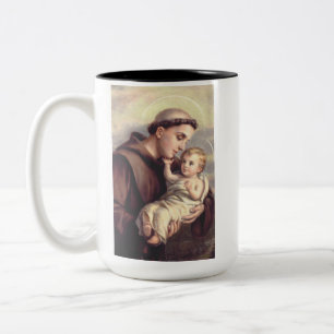 Caneca De Café Em Dois Tons Santo Anthony de Pádua