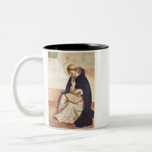 Caneca De Café Em Dois Tons Santo Domingos de Gusmão por Fra Angelico
