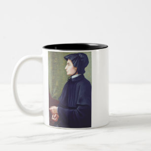 Caneca De Café Em Dois Tons Santo Elizabeth Ann Seton