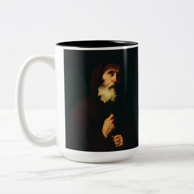 Caneca De Café Em Dois Tons Santo Francis de Paola (Esquerda)