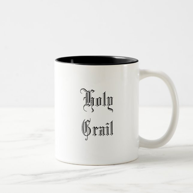 Caneca De Café Em Dois Tons Santo Graal (Direita)