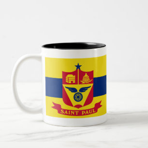 Caneca De Café Em Dois Tons Santo Paul Minnesota