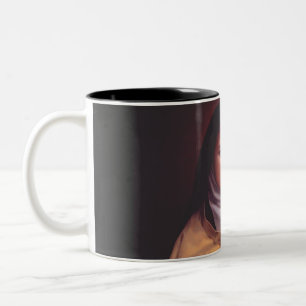 Caneca De Café Em Dois Tons Santo Therese de Lisieux