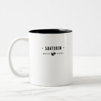 Caneca De Café Em Dois Tons Santorin