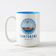 Santorini, Design de navio grego Grécia