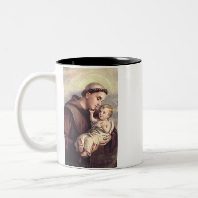 Caneca De Café Em Dois Tons São António de Pádua (Esquerda)