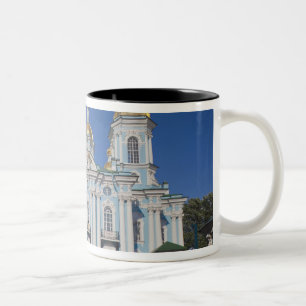 Caneca De Café Em Dois Tons São Petersburgo, Mariinsky, Catedral Nikolsky
