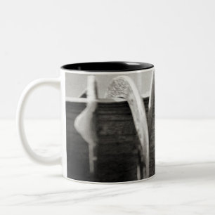 Caneca De Café Em Dois Tons Sapatos Cavalos