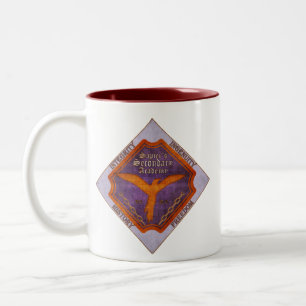 Caneca De Café Em Dois Tons Sapier's Secondary Academy Mug