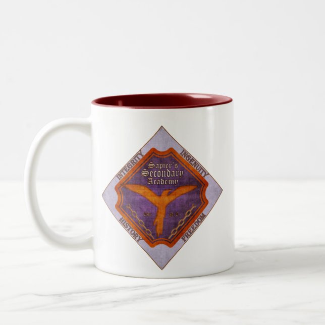 Caneca De Café Em Dois Tons Sapier's Secondary Academy Mug (Esquerda)