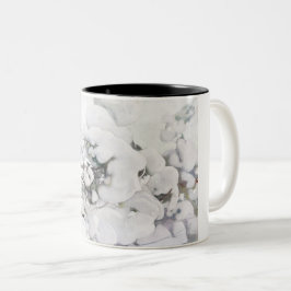Caneca De Café Em Dois Tons Saplings (por Pekka Halonen) de pinheiro coberto p
