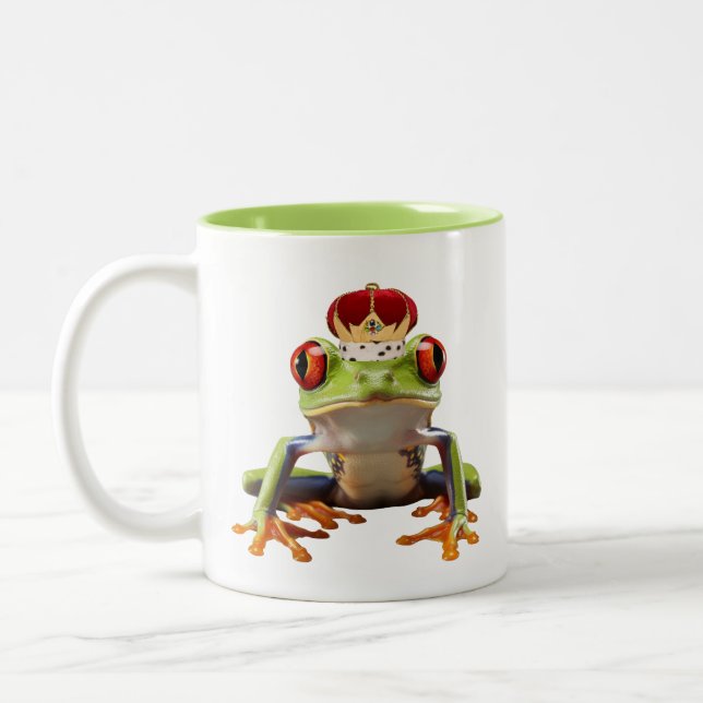 Caneca De Café Em Dois Tons Sapo e Coroa (Esquerda)