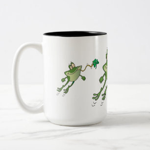 Caneca De Café Em Dois Tons Sapo irlandês