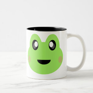CANECA DE CAFÉ EM DOIS TONS SAPO KAWAII SUPER FOFO DOÇURA