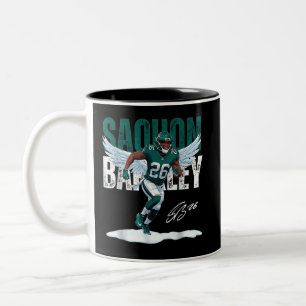 Caneca De Café Em Dois Tons Saquon Eagles Vintage Barkley Design 90er Jahre Gr