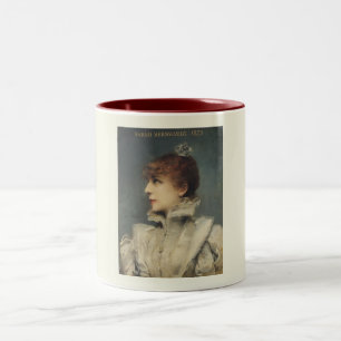 Caneca De Café Em Dois Tons Sarah Bernhardt, Louise Abbéma Retrait