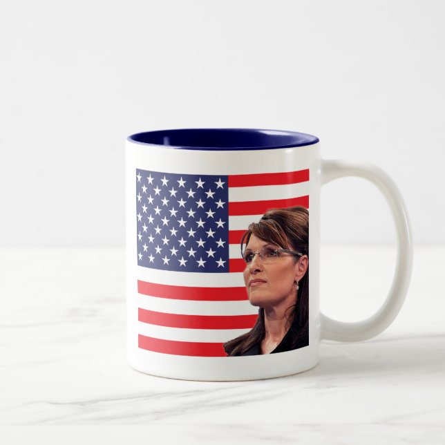Caneca De Café Em Dois Tons Sarah Palin Mug (Direita)
