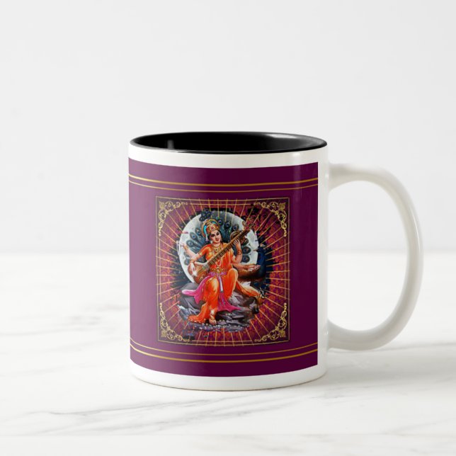 Caneca De Café Em Dois Tons Sarasvati - Mug, Copa (Direita)