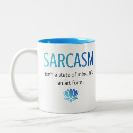 Caneca De Café Em Dois Tons Sarcasmo