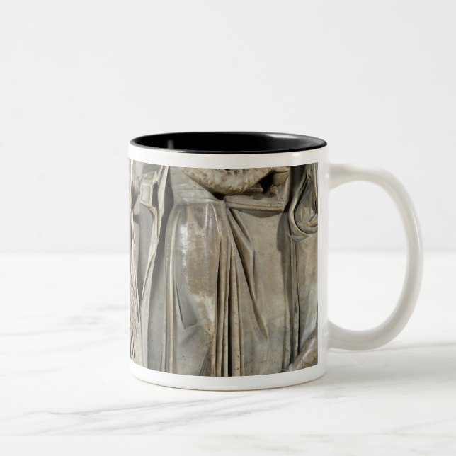 Caneca De Café Em Dois Tons Sarcófago dos musas (Direita)