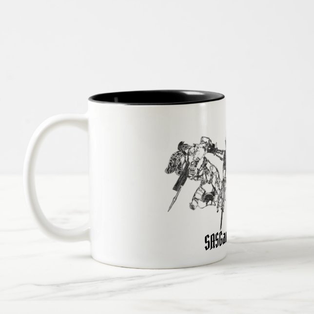 Caneca De Café Em Dois Tons SASGamingClan (Esquerda)