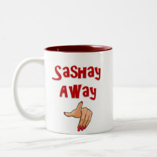 Caneca De Café Em Dois Tons Sashay Away