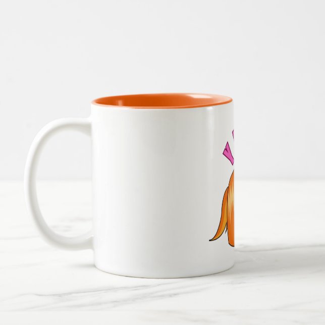 Caneca De Café Em Dois Tons "Sassy e Classy, Mug de Dois Toneladas" (Esquerda)