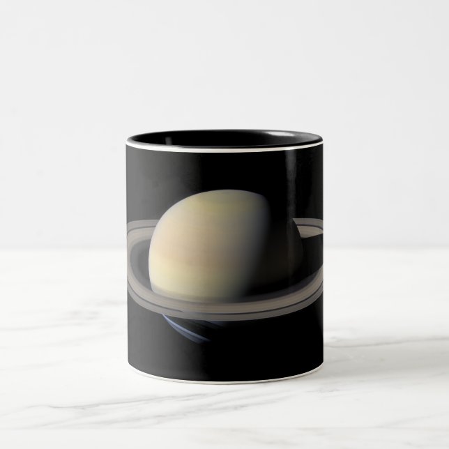Caneca De Café Em Dois Tons Saturn de Cassini (Centro)