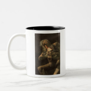 Caneca De Café Em Dois Tons Saturno devorando a su hijo francisco de goya