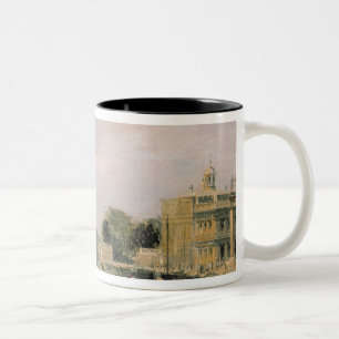 Caneca De Café Em Dois Tons Saudação do della de Santa Maria, Veneza, sécul