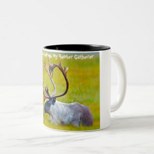 Caneca De Café Em Dois Tons Saudações de Natal meu Caçador Coletor