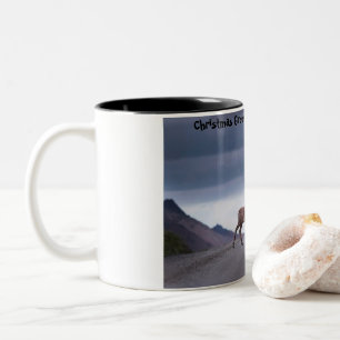 Caneca De Café Em Dois Tons Saudações de Natal meu Caçador Coletor