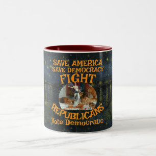 CANECA DE CAFÉ EM DOIS TONS SAÚDE ZL X1 KP CUIDADO SEGURO DE SAÚDE T S