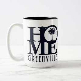 Caneca De Café Em Dois Tons SC HOME 15oz de Greenville