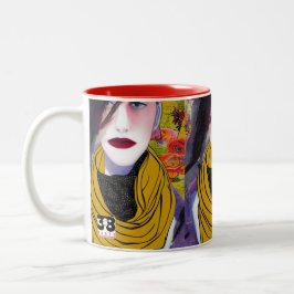 Caneca De Café Em Dois Tons Scarf Mug
