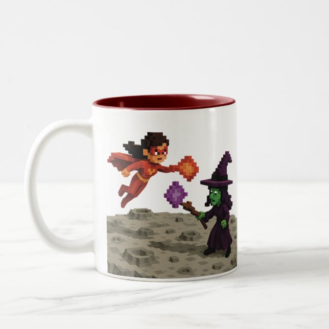 Caneca De Café Em Dois Tons Scarlet Vega Showdown (Esquerda)