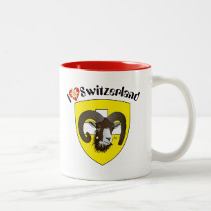 Caneca De Café Em Dois Tons Schaffhausen Suíça Suisse Svizzera taça