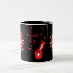 Caneca De Café Em Dois Tons Schweiz Suisse Svizzera Suiça Tasse
